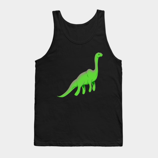 Daydreaming Dinosaur Tank Top by Sinzh